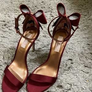 Ted baker maroon heels 4”